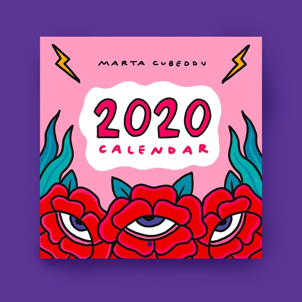Art square Calendar 2020