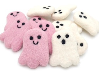 Felt Ghost, Halloween Decor, Halloween DIY Craft, Wool Ghost, Spooky, Mix and Match, Table Scatter, Halloween Party Decor