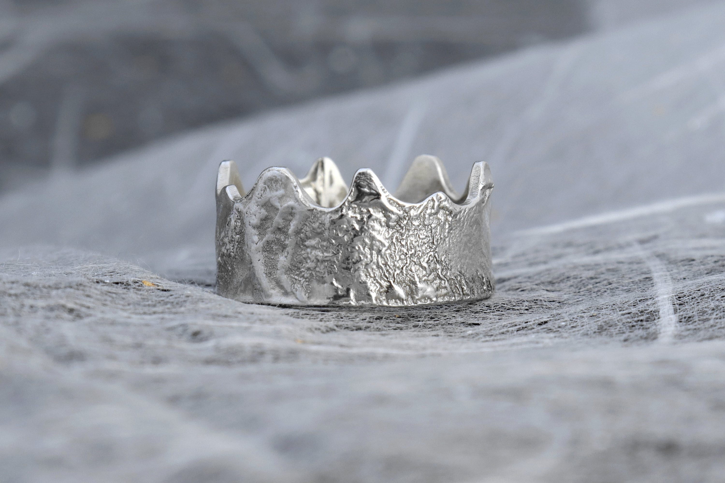 Miniblings Krone Herrenring - Verstellbarer Männerring Im Kronen-Design