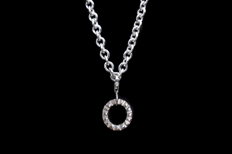 made to order in London. solid silver bracelet womens bracelet Textured Silver Bracelet: sand cast removable charm bracelet