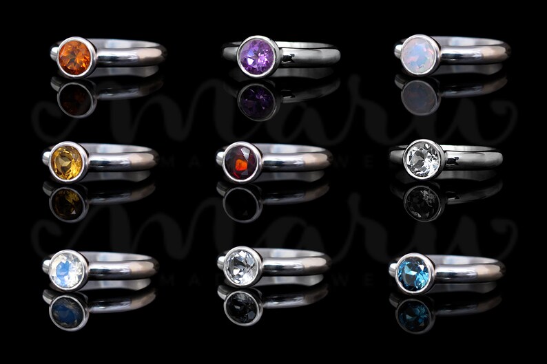 genuine Topaz ring. London Blue Topaz Ring: Sterling silver ring with Topaz bezel set Topaz ring Topaz solitaire handmade Topaz ring