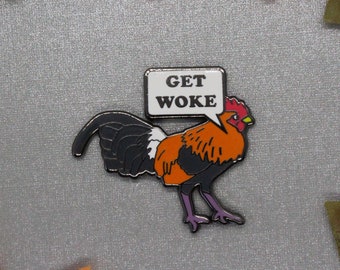 Rooster Hard enamel Pin