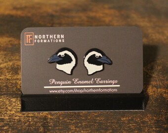 Penguin Hard Enamel Earring