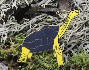 Galapagos Tortoise Enamel Pin