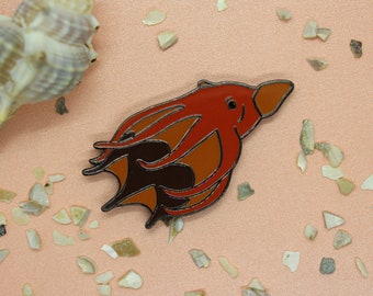 Vampire Squid Hard Enamel Pin
