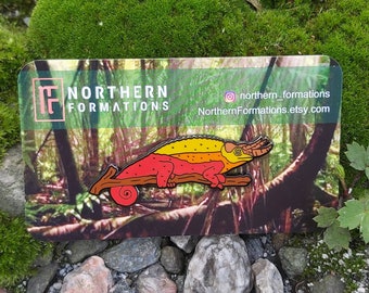 Fire Chameleon Hard Enamel Pin