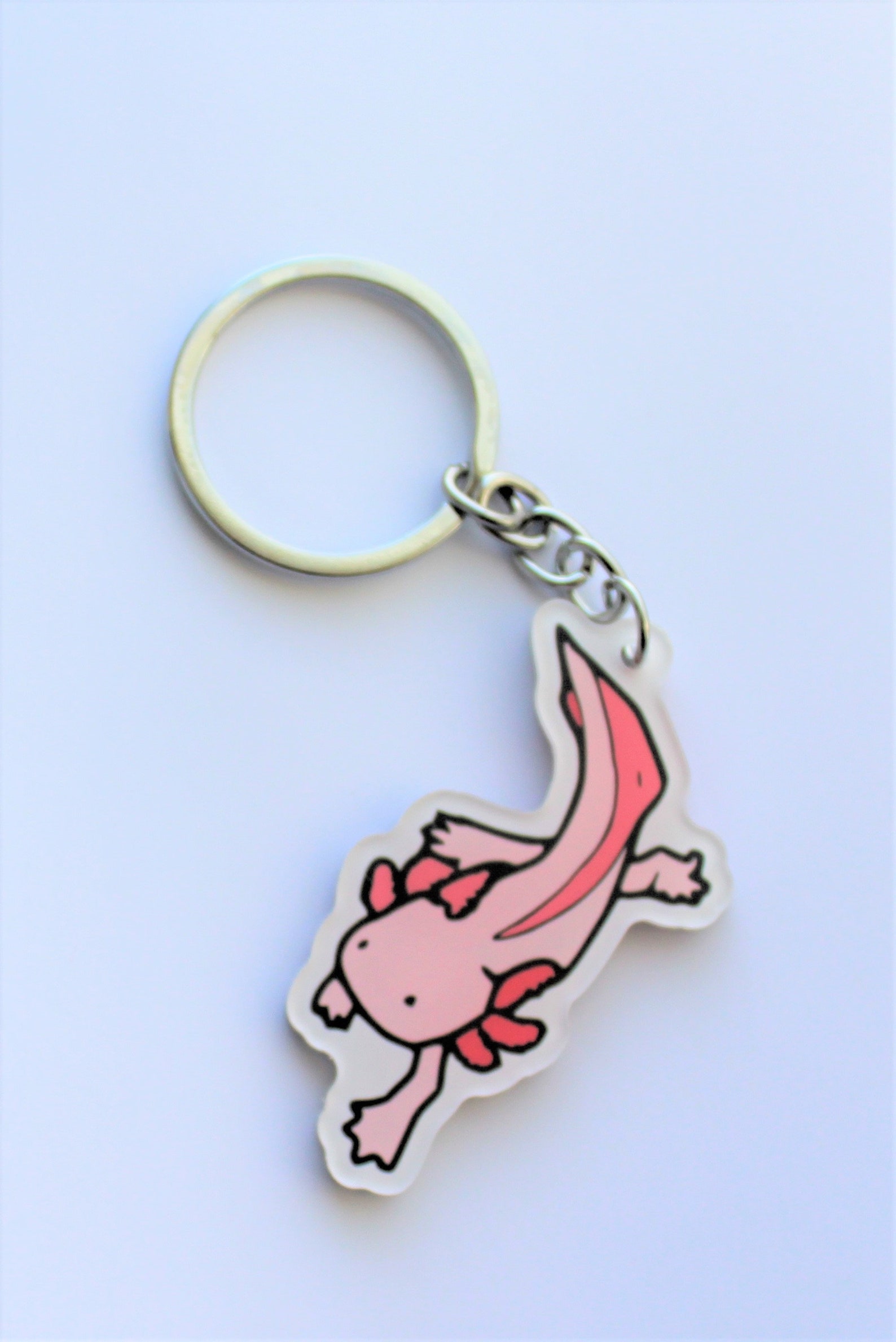 Axolotl Keychain Etsy
