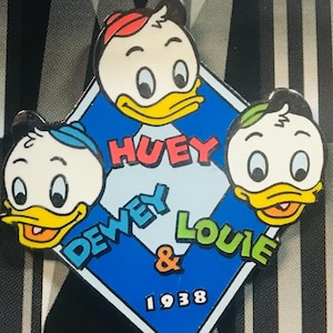 Vintage Huey, Dewey, & Louie Pin