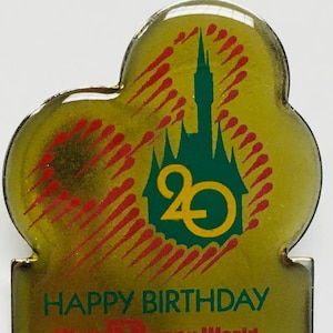 Walt Disney 20th Anniversary Castle Pin