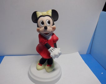 Porcelanowa Bisque figurka Vintage Myszka Minnie