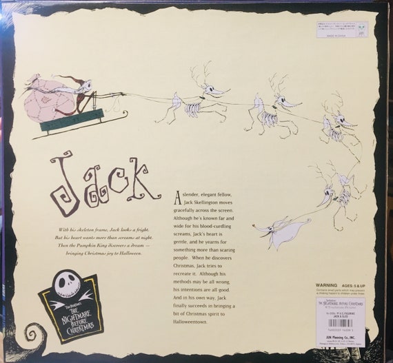 SF・ファンタジー・ホラー TNBC/10th ANNIVERSARY SANTA JACK&SLEIGH NECA The Nightmare Before Christmas 10th Anniversary Santa