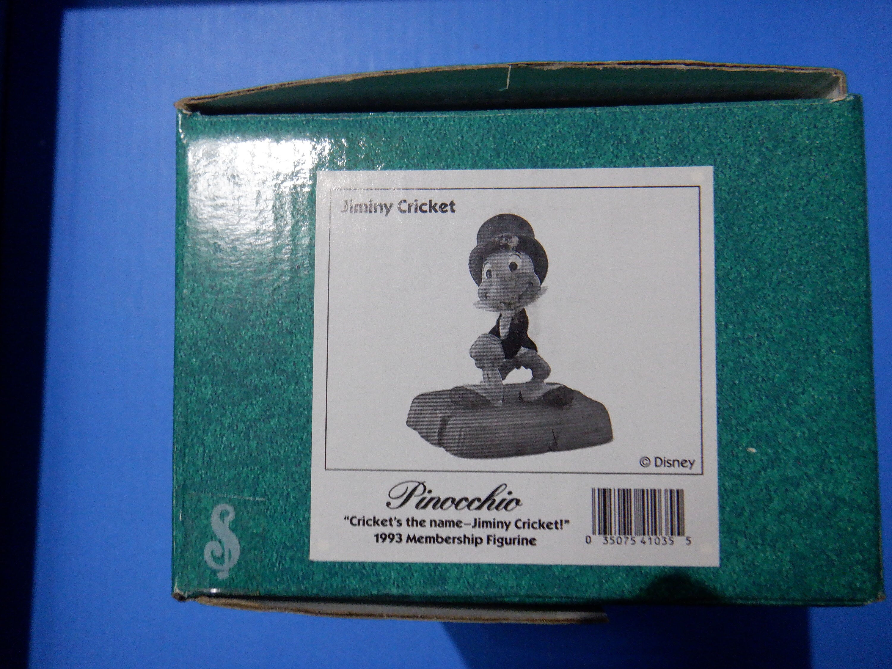 JIMINY CRICKET Pinocchio Disney Figurine Full Body WDCC 1993 - Etsy