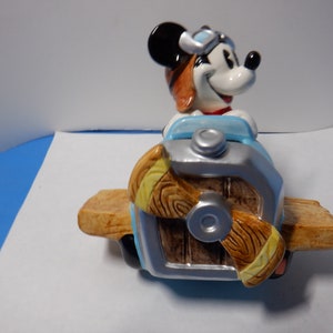 Disney Mickey Mouse Airplane Pilot Bank original box