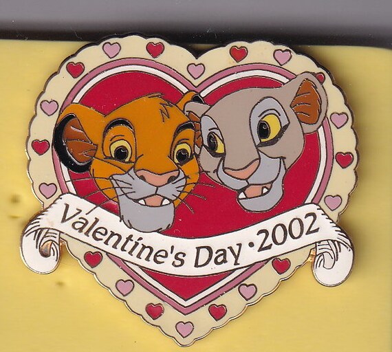 2002 Simba and Nala in Heart Disneyland Valentine's Day - Etsy