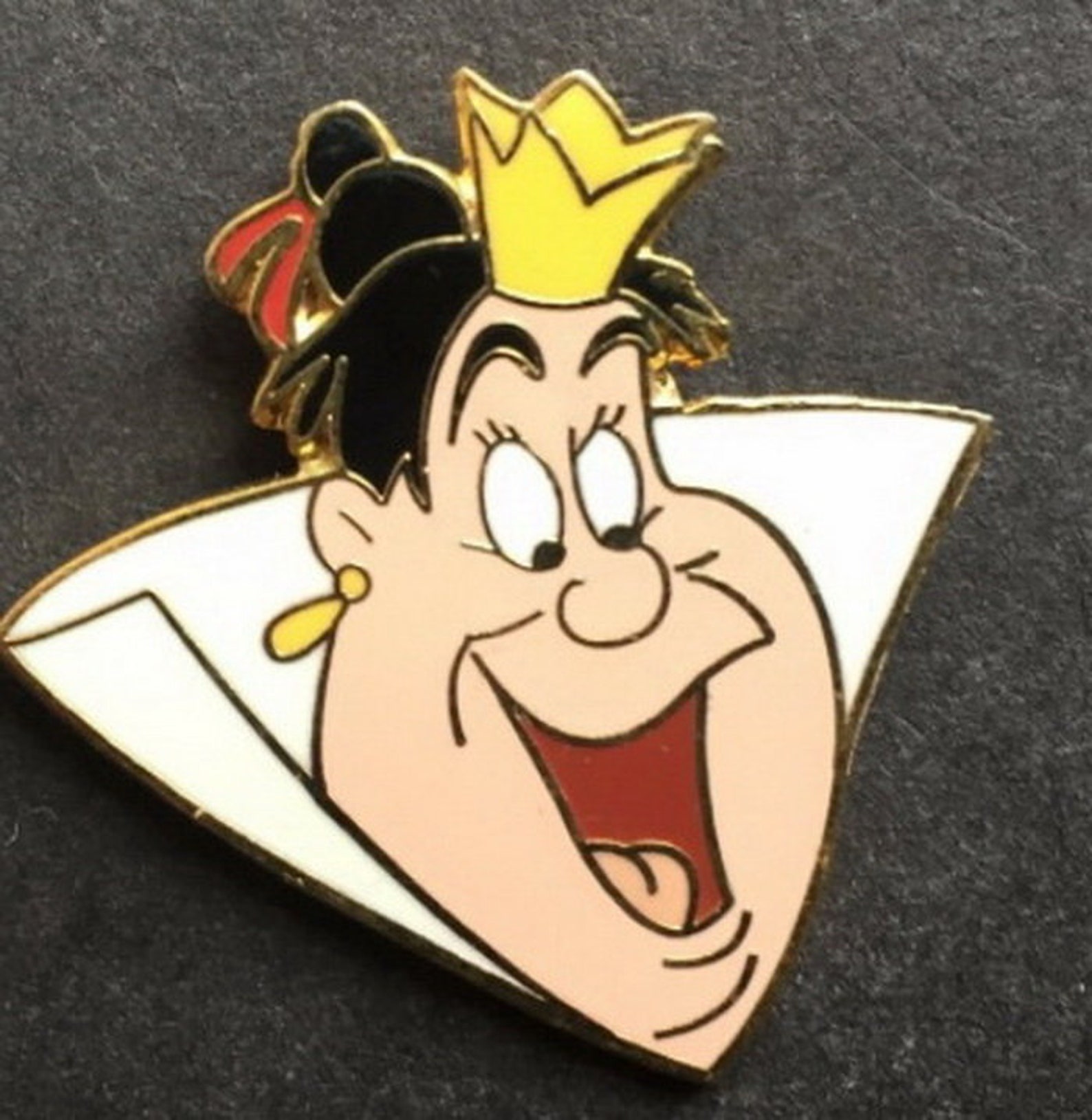 Vintage Queen of Hearts Alice in Wonderland Disney Pin | Etsy