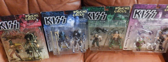 Vintage Kiss Psycho Circus 4 Action Figures 1998 - Etsy