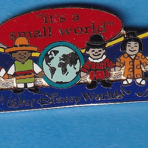 Vintage It es A Small World WDW Disney Pin