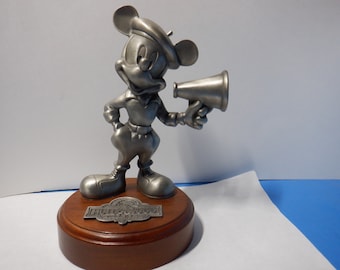 ヴィンテージ ディズニー ハリウッド ミッキー ファイン ピューター アメリカ製