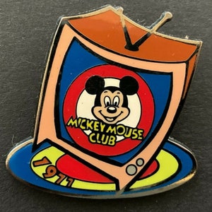 Vintage Mickey Mouse Club 1977 Authentieke Disney Pin op Kaart