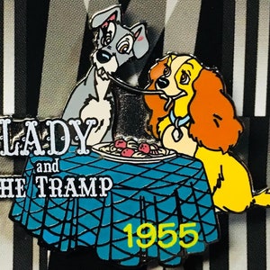 Vintage Lady and Tramp Millennium Pin