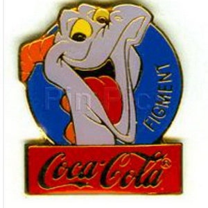 Figment Coca-Cola 15. Jahrestag Authentische Disney Pin
