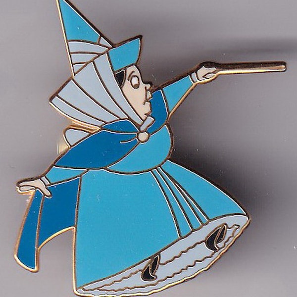 Vintage  Merryweather   Full Body Sleeping Beauty Disney Pin