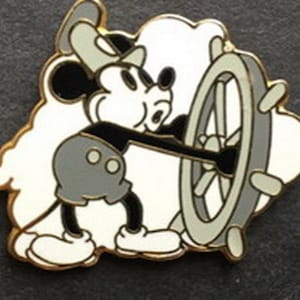 2.75 Mickey Mouse Plane Crazy Embroidered IRON ON PATCH / No Sew Hat Bag  Patch Steamboat Willie Animation Walt Disney Disneyland 