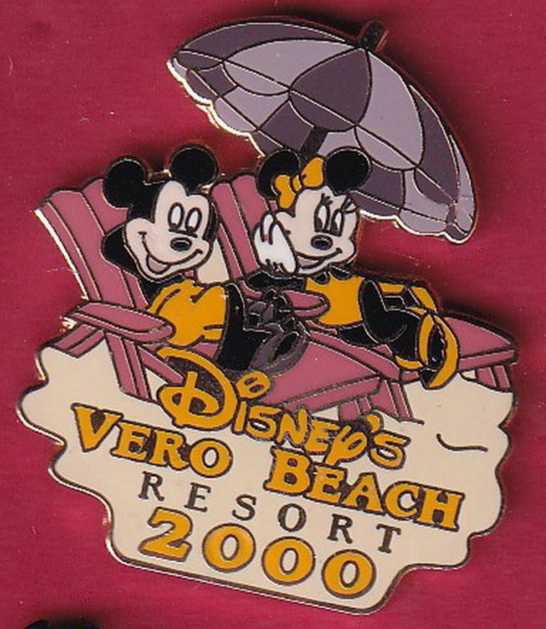 2000 Mickey and Minnie at Mouse Disney Vero Beach Resort Pin - Etsy