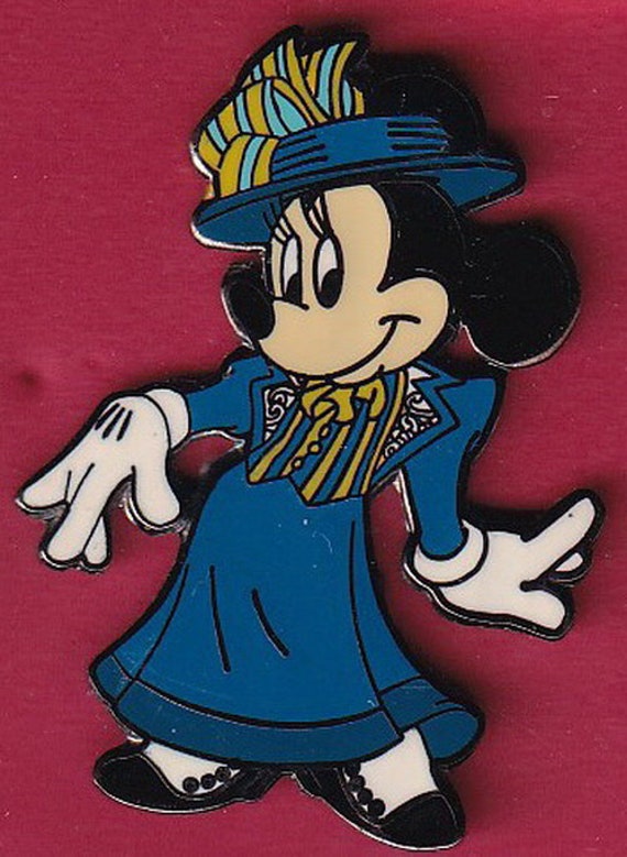 2001 Minnie in a Blue Dress Disney pin