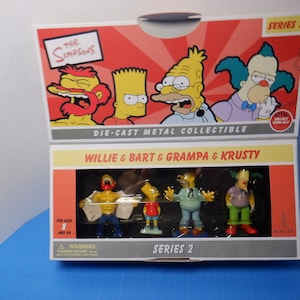 Vintage 2002 Simpsons Die-Cast Metal figures Made for Rocket USA