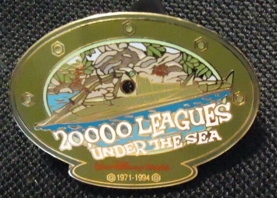 Vintage 20,000 Leagues Under the Sea 1971-1994   Disney Pin