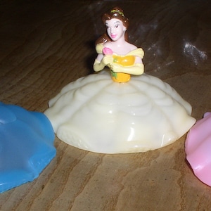 Vintage Disney 3 princess cake toppers Cinderella Bell and Sleeping Beauty
