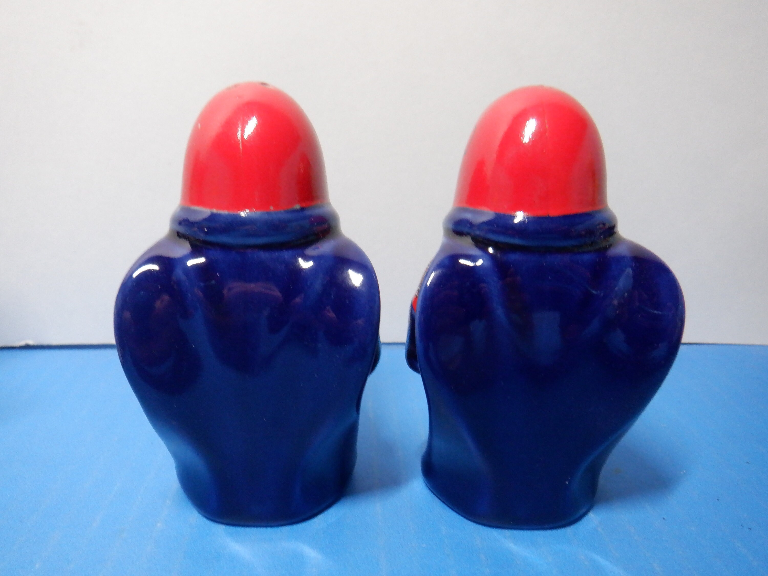 1991 Bud Man Salt & Pepper Shakers. Anheuser Busch Budweiser