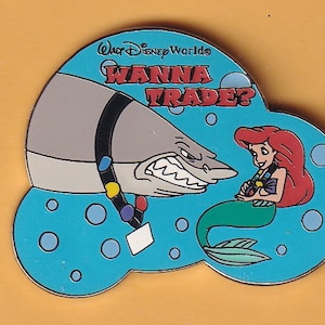 2001 Wanna Trade Pin Ariel BTW Limited Edition Disney Pin