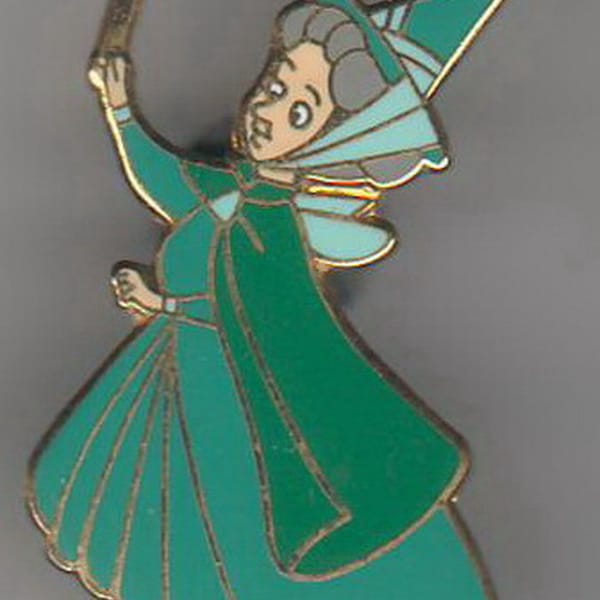 Vintage Fauna from Sleeping Beauty Full body Disney Pin