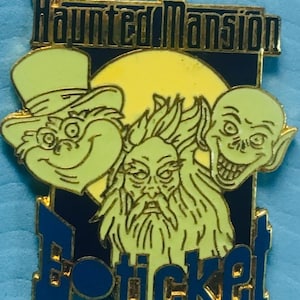 Vintage Haunted Mansion E-Ticket Pin