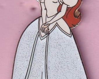 Vintage Ariel full bodyin Sparkle Prinsessen Bruidsjurk Disney Pin