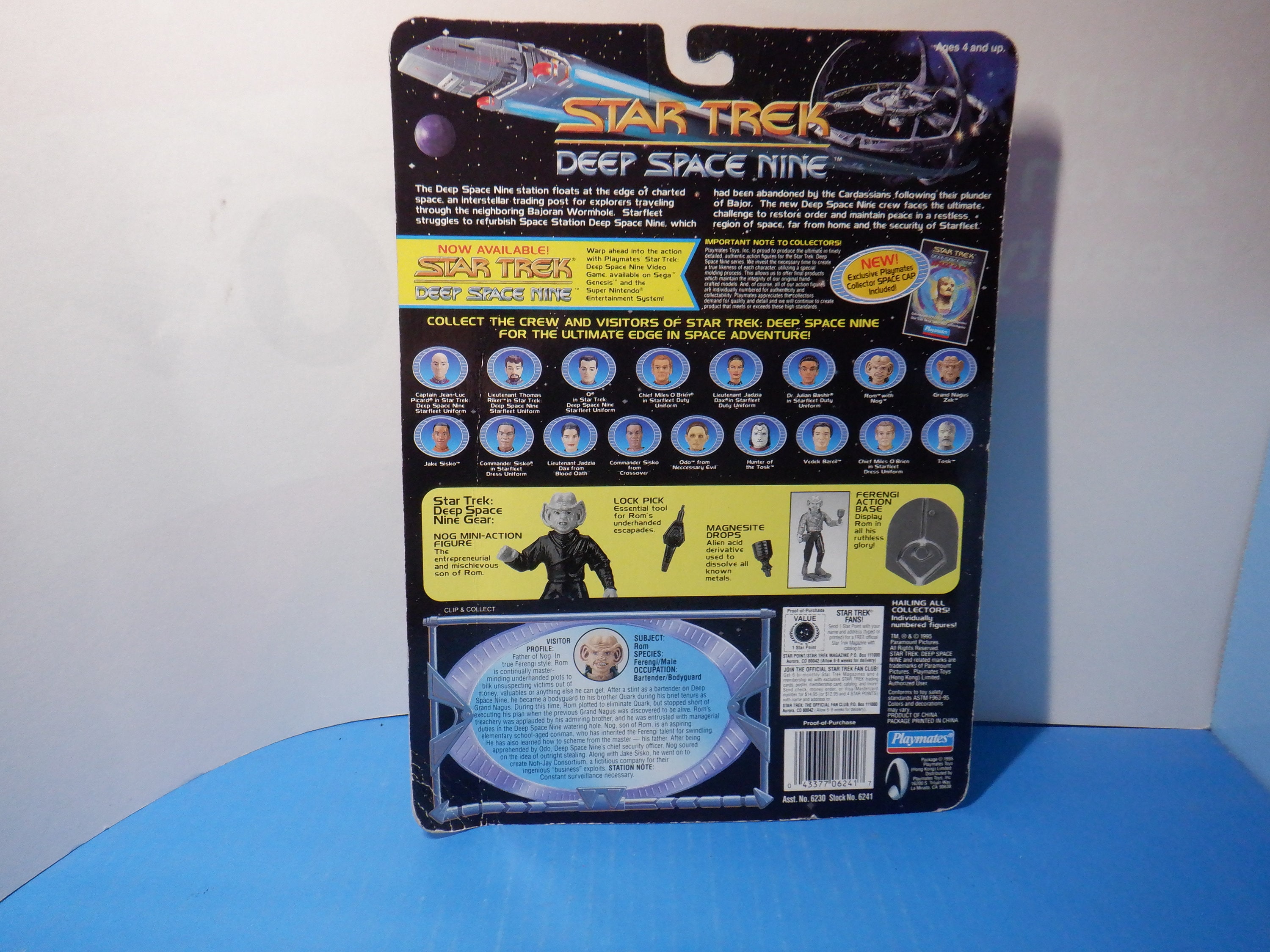 Vintage Star Trek Deep Space Nine Rom Ferengi Action Figure on the