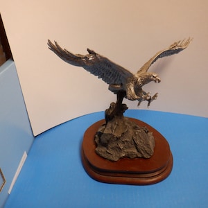 Vintage Pewter Eagle Made in the USA.1983