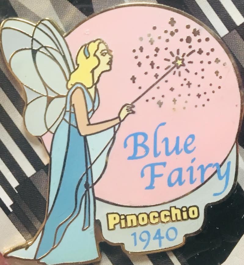 Vintage Blue Fairy Millennium Pin Etsy