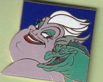Vintage 1990s Ursula from Little Mermaid  Disney pin sold from the  Villains Shop