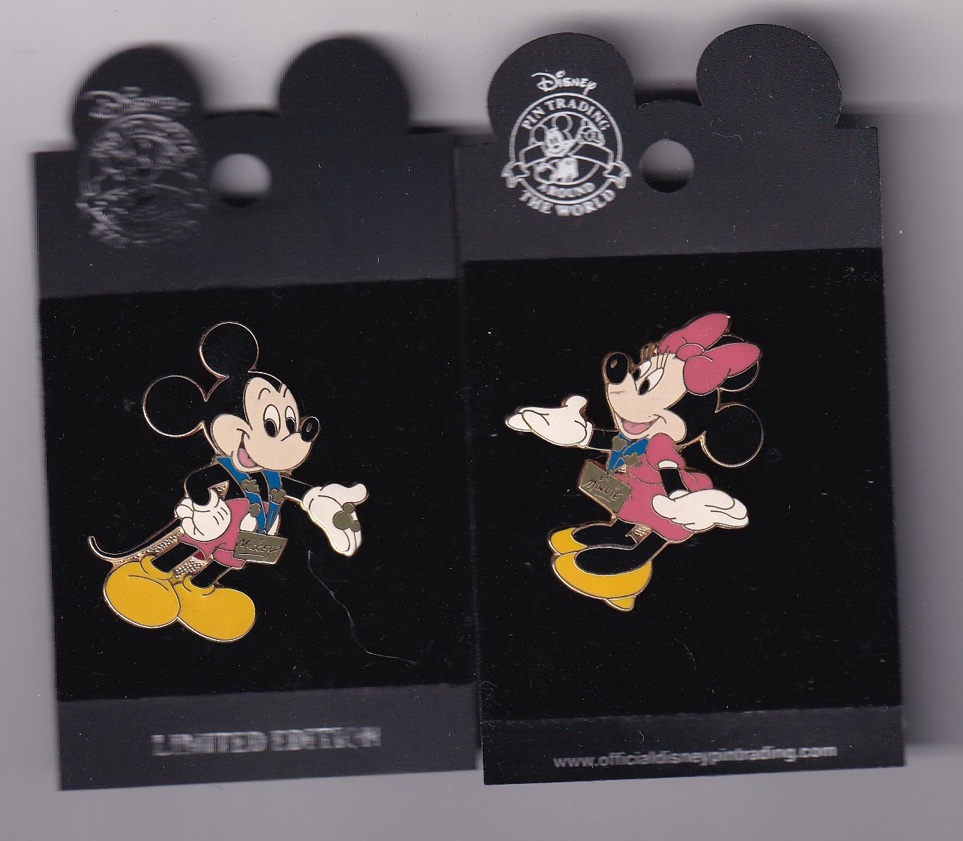 Disney World Pin Trading Official Lanyard W/ Mickey Minnie Pin Trading Pins  RARE