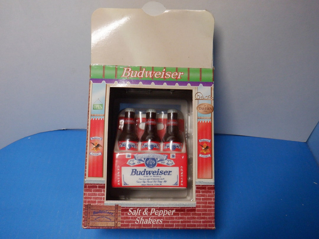 Vintage Budweiser Salt & Pepper Shakers 1998 Made for From Etsy