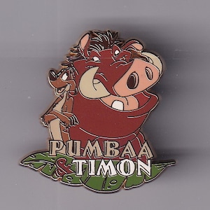 Vintage Lion King Pumba & Timon pin