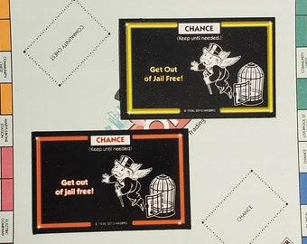 Get Out Of Jail Card Etsy