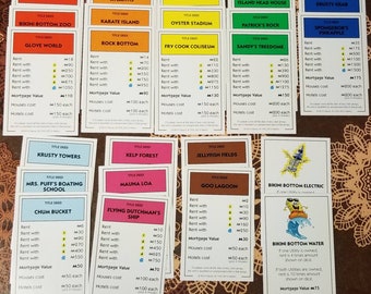 Spongebob Monopoly Etsy