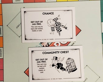 Get Out Of Jail Card Etsy Get Out Of Jail Card Etsy