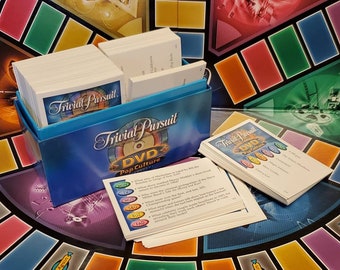 TRIVIAL PURSUIT BABY BOOMER EDITION CARDS ~ travel// party// wedding favors //quiz