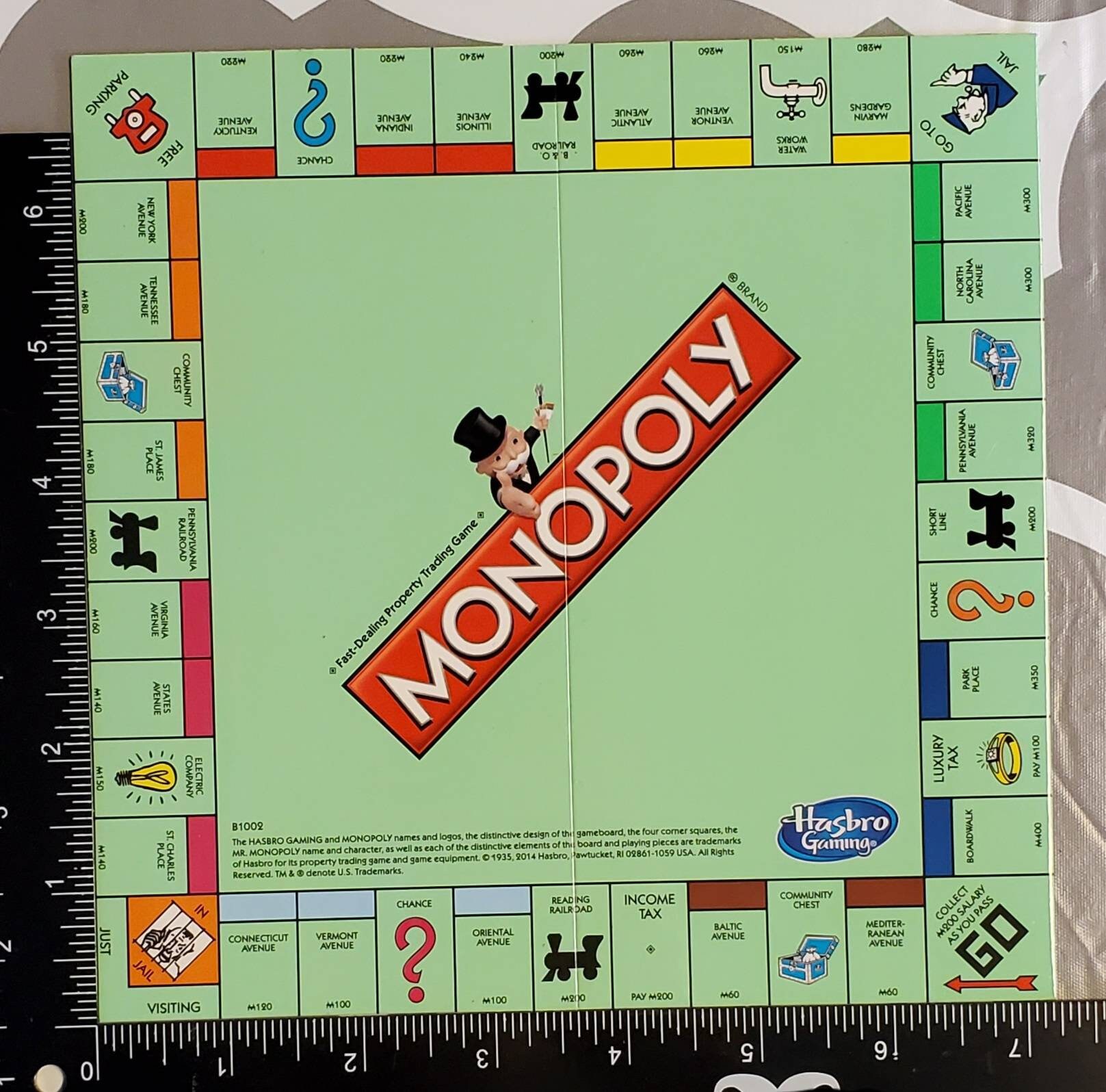 Upcycled Monopoly TRAVEL SIZE Gameboard Crease Down Etsy Nederland