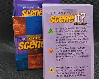 Friends Edition Scene It Trivia CARDS ONLY 200 or 160 Cards